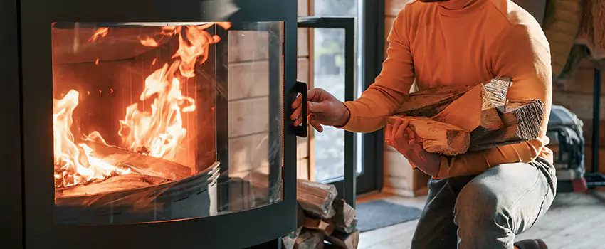 Residential Fireplace Ceramic Glass Installation in Gloucester, ON