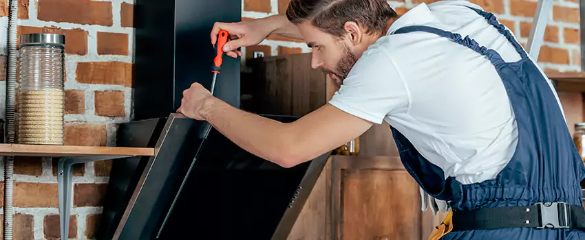 Old Rusted Metal Fireplace Repair And Replacement in Gloucester, ON