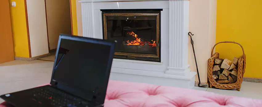 Valor Outdoor Gas Fireplace in Gloucester, Ontario